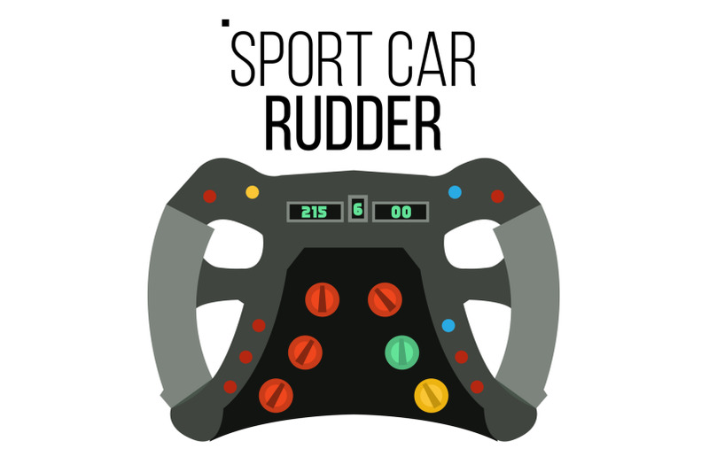 sport-car-steering-wheel-vector-sport-car-racing-turbo-rally-isolated-illustration