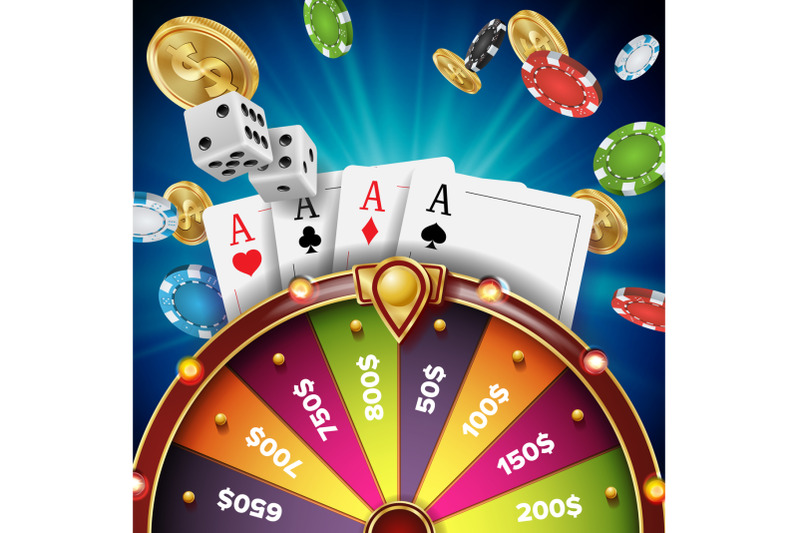 fortune-wheel-design-vector-realistic-3d-object-winner-jackpot-background-glowing-leisure-illustration