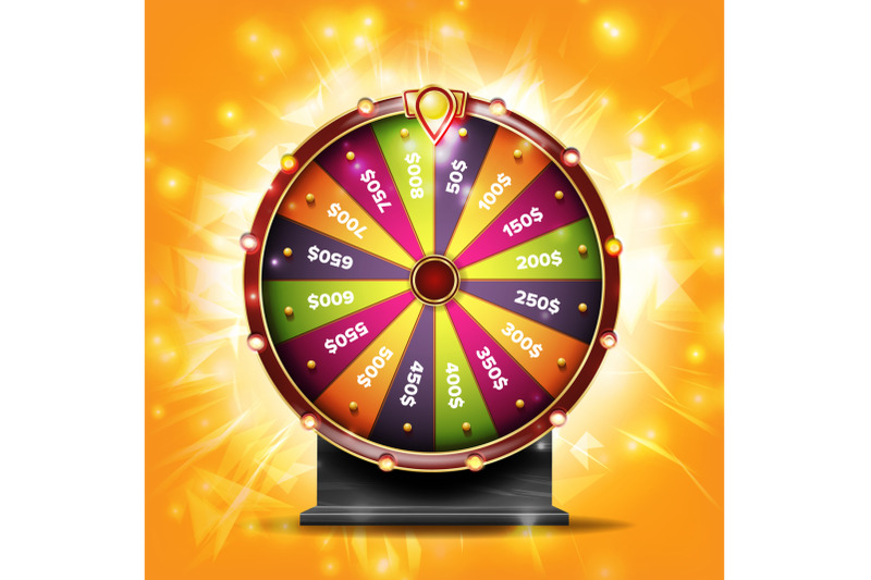 fortune-wheel-banner-vector-luck-sign-lottery-luck-lucky-jackpot-poster-design-glowing-prize-illustration