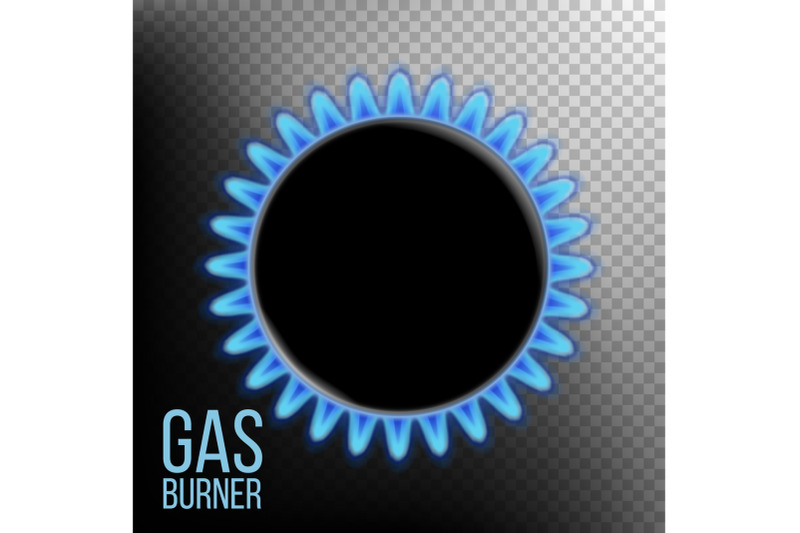 gas-burner-vector-burner-ring-with-blue-flame-isolated-on-transparent-background-realistic-illustration