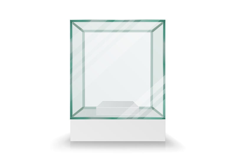 empty-transparent-glass-box-cube-vector