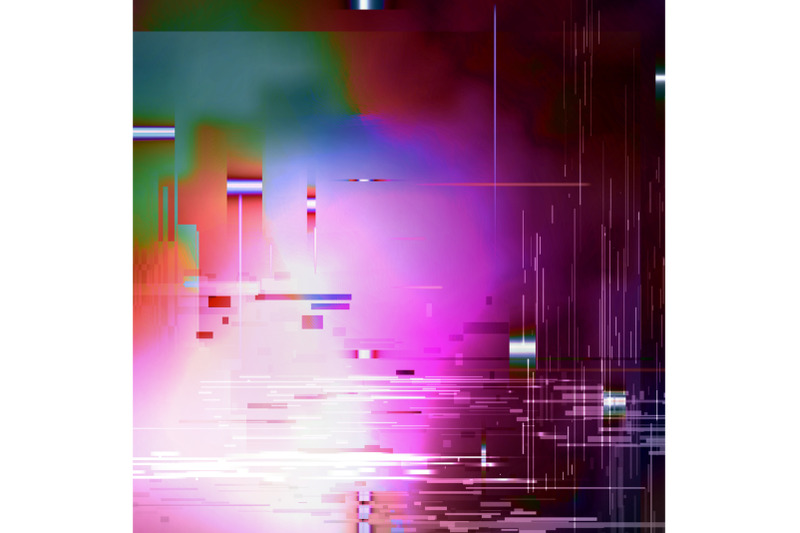 glitched-abstract-vector-background