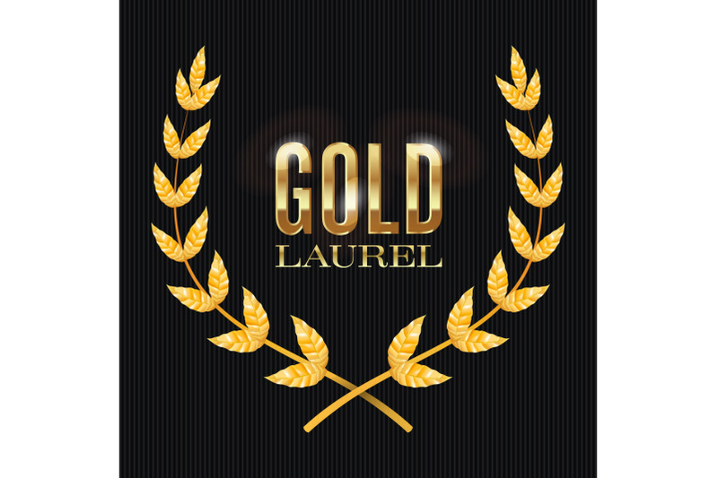 gold-laurel-vector-shine-wreath-award-design