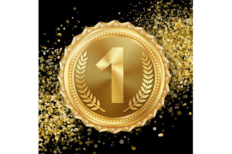 gold-medal-vector-1st-place-achievement-winner-champion-number-one-olive-branch-realistic-illustration