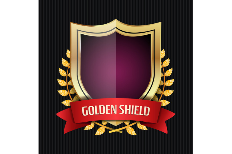 golden-shield-with-laurel-wreath-and-red-ribbon