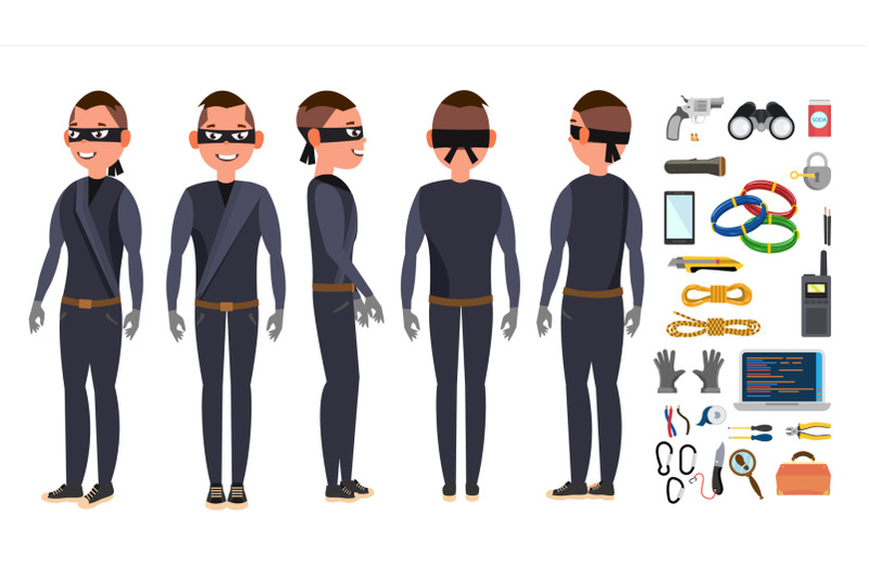 thief-hacker-set-vector-stealing-credit-card-information-personal-data-money-fishing-attack-crack-pin-code-isolated-flat-cartoon-character-illustration