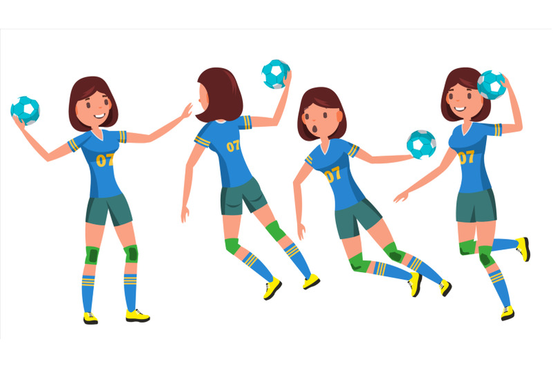 handball-female-player-vector-playing-in-different-poses-woman-attack-jump-shooting-player-athlete-isolated-on-white-cartoon-character-illustration