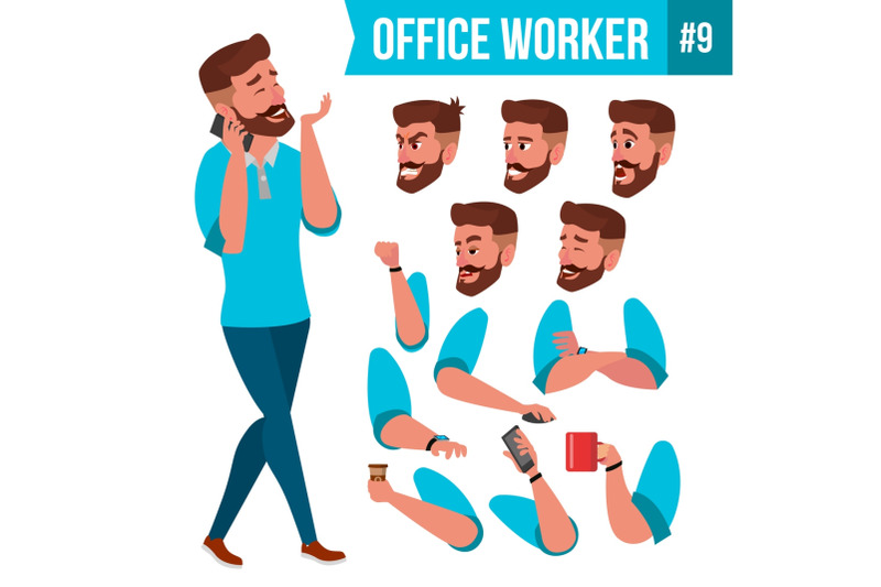 office-worker-vector-face-emotions-various-gestures-animation-creation-set-adult-entrepreneur-business-man-happy-clerk-servant-employee-isolated-flat-illustration