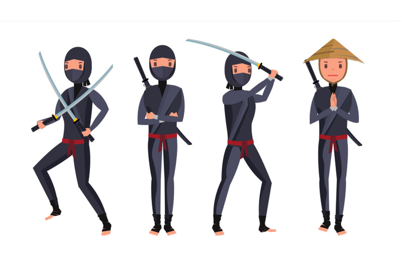 classic-ninja-vector-warrior-samurai-in-mask-isolated-cartoon-illustration