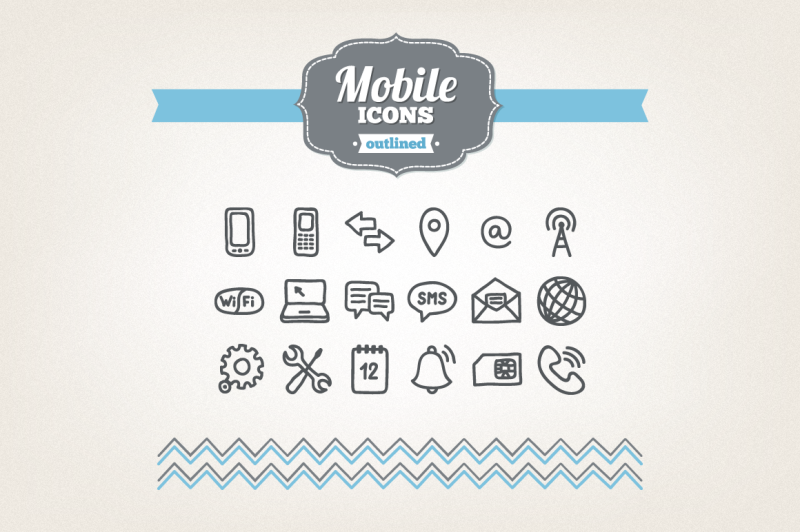hand-drawn-mobile-icons