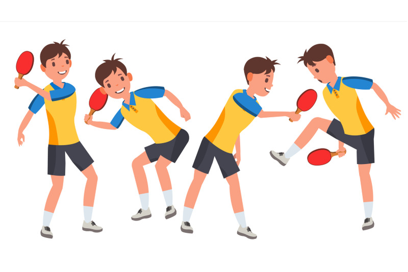 table-tennis-male-player-vector-playing-in-different-poses-game-match-silhouettes-man-athlete-isolated-on-white-cartoon-character-illustration