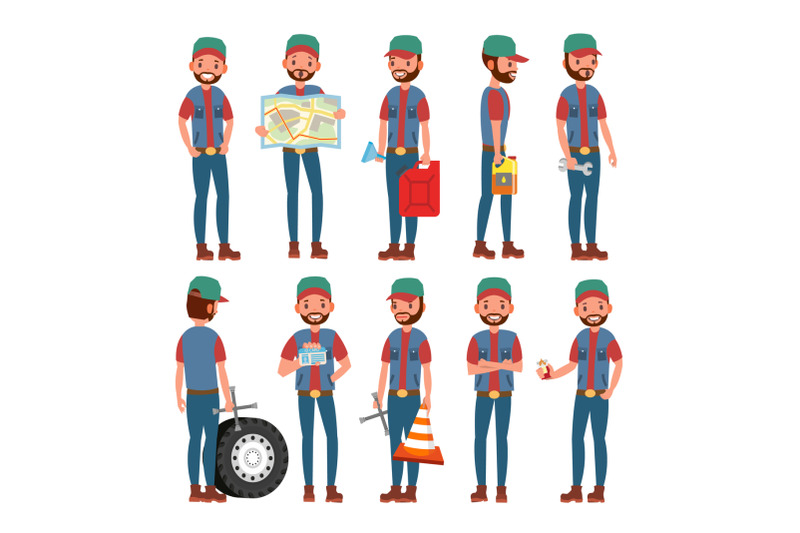 truck-driver-vector-professional-worker-man-isolated-flat-cartoon-character-illustration