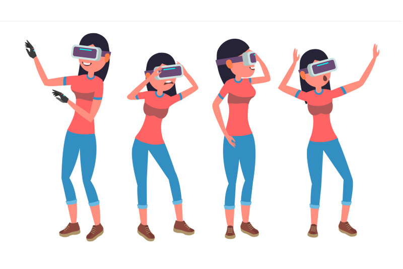 woman-in-virtual-reality-glasses-vector-virtual-cyberspace-3d-vr-glasses-vr-technology-in-action-flat-illustration