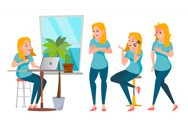 business-woman-character-set-vector-working-people-set-girl-boss-in-action-office-creative-studio-female-business-situation-girl-programmer-designer-manager-poses-character-illustration