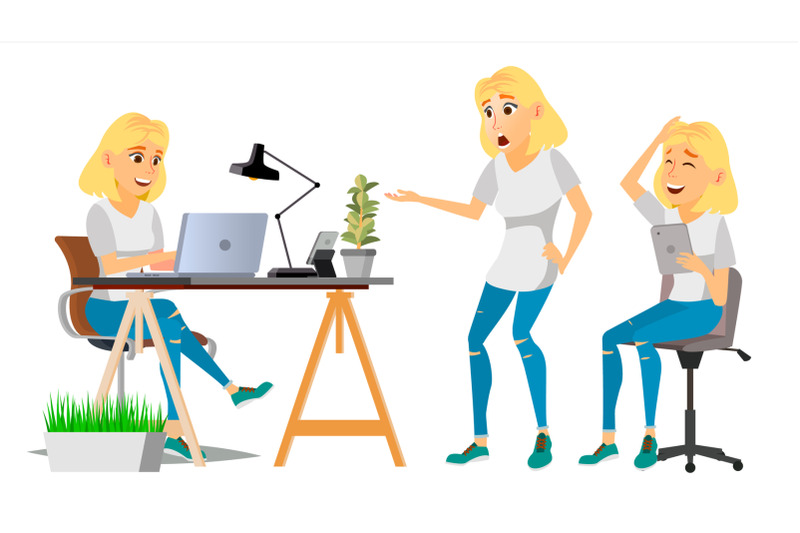 business-woman-character-vector-blonde-woman-various-views-environment-process-businesswoman-lady-in-various-poses-creative-studio-cartoon-illustration