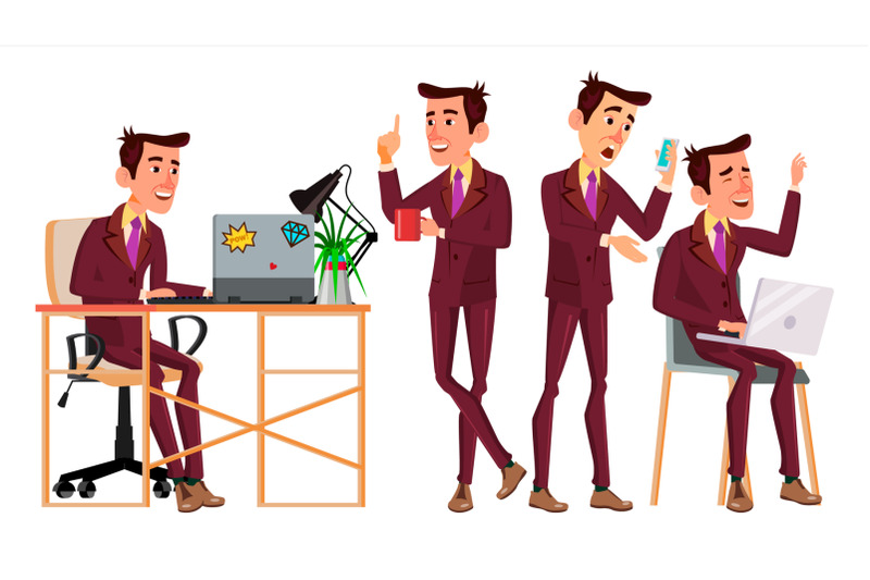 office-worker-vector-face-emotions-various-gestures-corporate-businessman-male-isolated-cartoon-illustration
