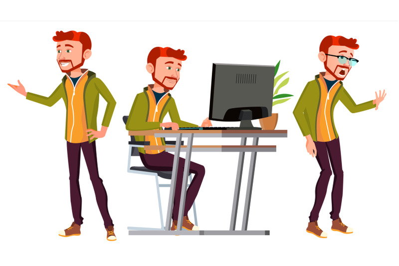 office-worker-vector-face-emotions-various-gestures-businessman-person-poses-front-side-view-office-smiling-executive-servant-workman-officer-isolated-character-illustration