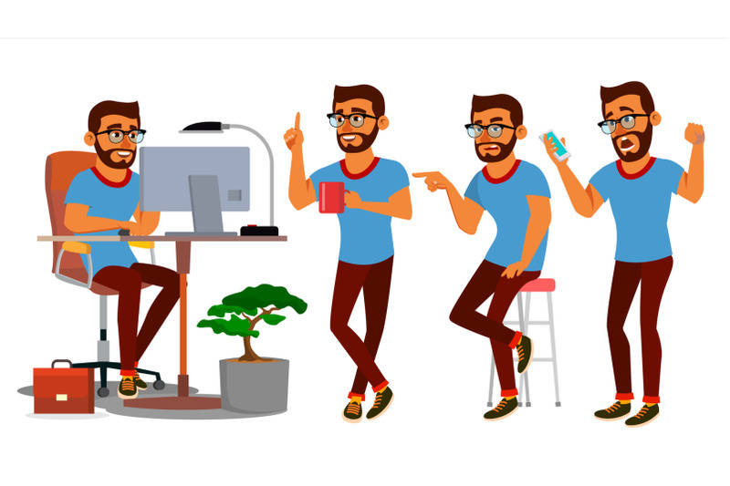 business-man-character-vector-working-hindu-male-it-startup-business-company-environment-process-developer-full-length-programmer-manager-software-flat-cartoon-business-character-illustration