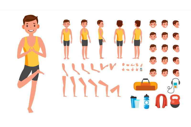 yoga-man-vector-prenatal-yoga-animated-character-creation-set-man-full-length-front-side-back-view-accessories-poses-face-emotions-gestures-isolated-flat-cartoon-illustration