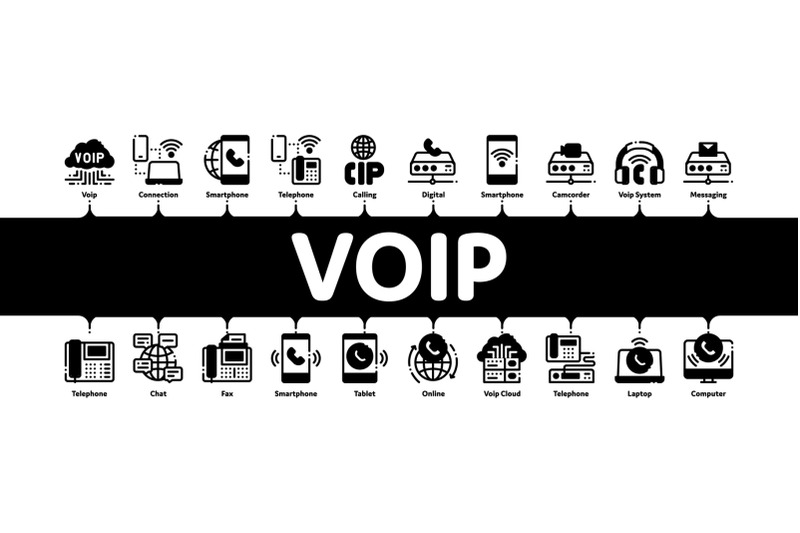 voip-calling-minimal-infographic-banner-vector