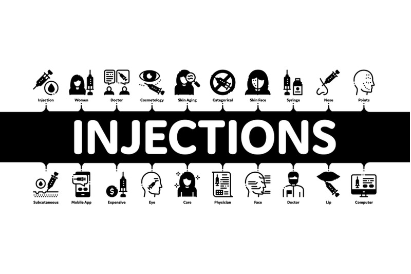 injections-minimal-infographic-banner-vector