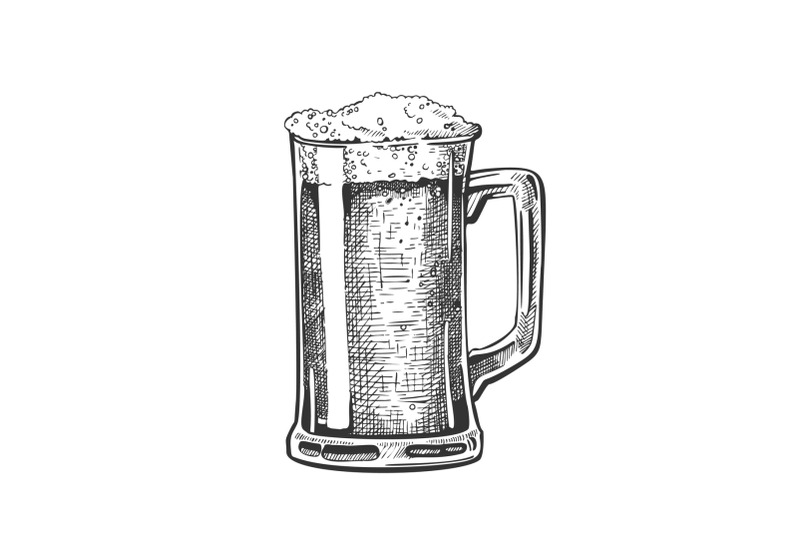 hand-drawn-mug-with-froth-bubble-beer-drink-vector