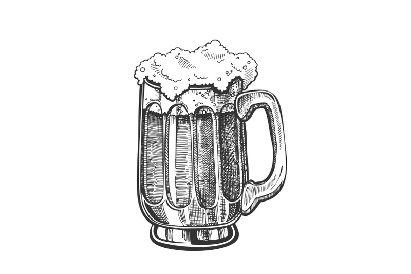 hand-drawn-mug-with-froth-bubble-light-beer-vector