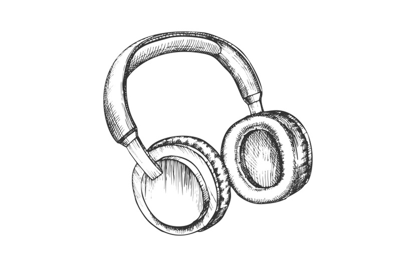 melomane-accessory-wireless-headphones-ink-vector