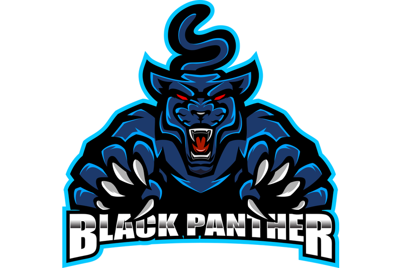black-panther-esport-mascot-logo