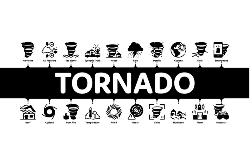 tornado-and-hurricane-minimal-infographic-banner-vector