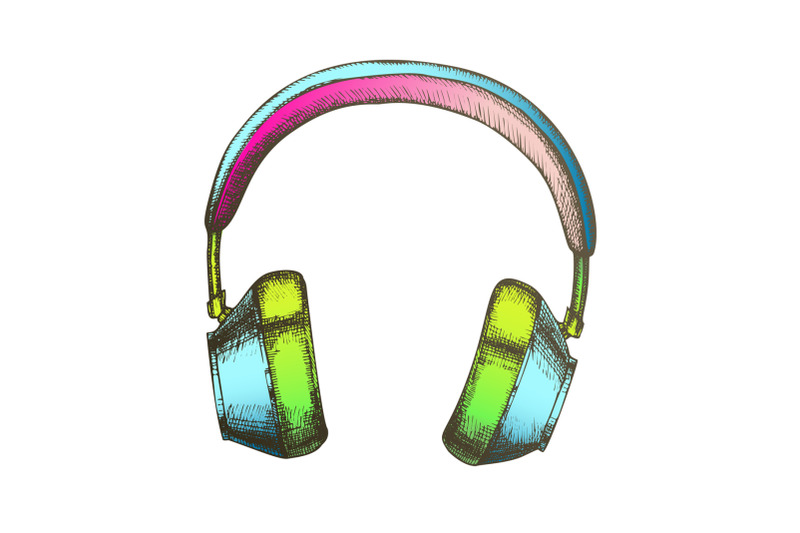 color-hipster-accessory-wireless-headphones-ink-vector