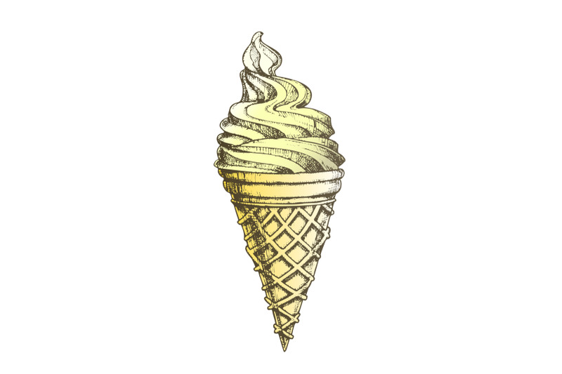 color-ice-cream-in-waffle-cornet-snow-cone-ink-vector