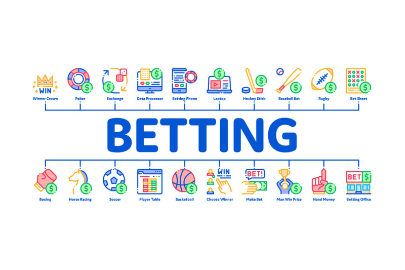 betting-and-gambling-minimal-infographic-banner-vector