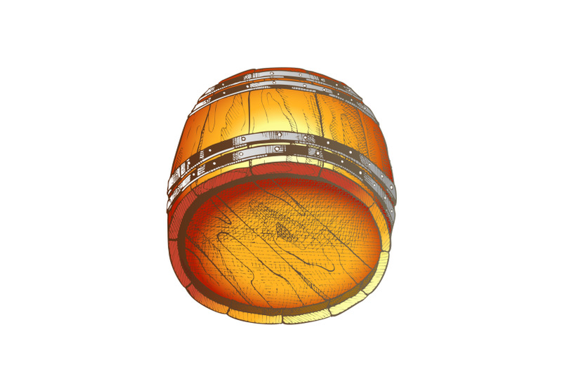 lying-retro-drawn-wooden-beer-keg-barrel-color-vector