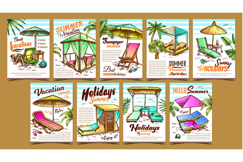 summer-vacation-advertising-posters-set-vector