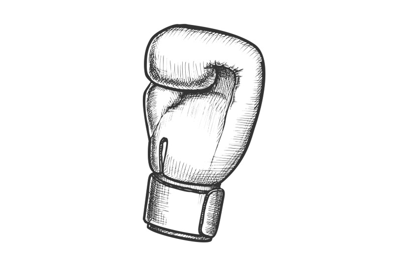 boxing-glove-protect-sportive-wear-retro-vector