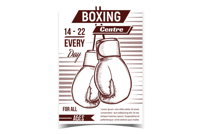 boxing-sportive-centre-advertising-poster-vector