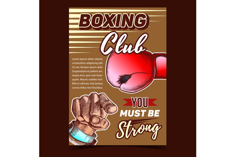 boxing-sportive-club-advertising-banner-vector