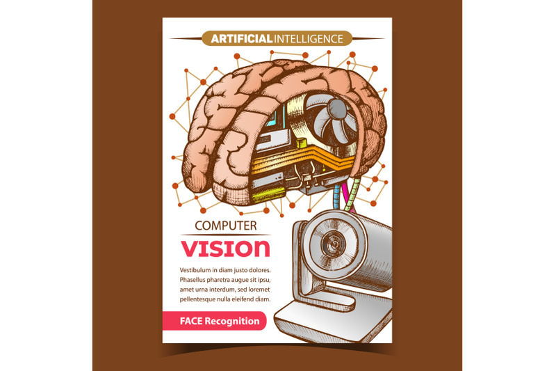 computer-vision-creative-advertising-banner-vector