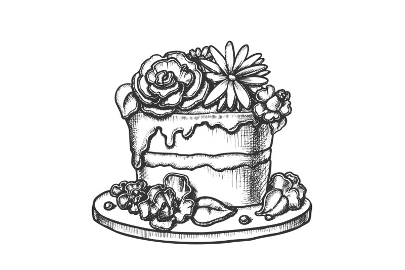 birthday-cake-decorated-with-flowers-ink-vector