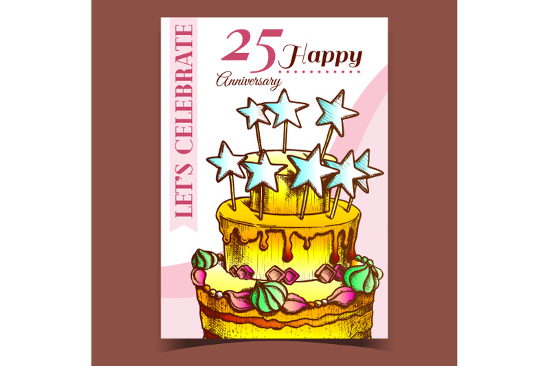 birthday-cake-decorated-with-stars-poster-vector