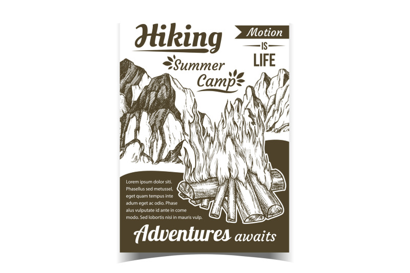 hiking-summer-camp-sport-adventures-poster-vector