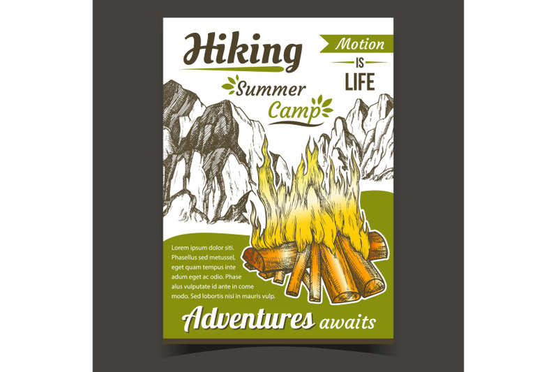 hiking-summer-camp-sport-adventures-poster-vector