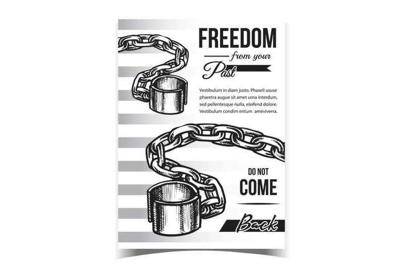 freedom-from-past-jail-advertising-poster-vector