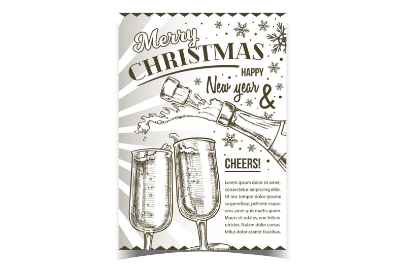 merry-christmas-drink-advertising-poster-vector