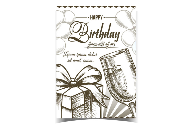 happy-birthday-gift-congratulatory-banner-vector