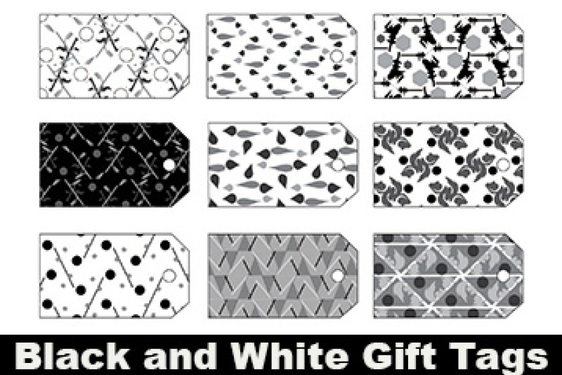 black-and-white-gift-tags
