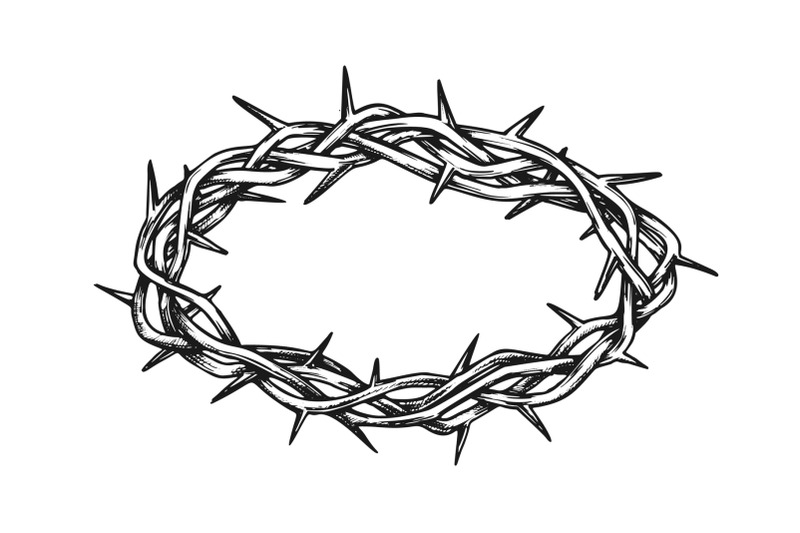 crown-of-thorns-antique-tool-for-pain-retro-vector