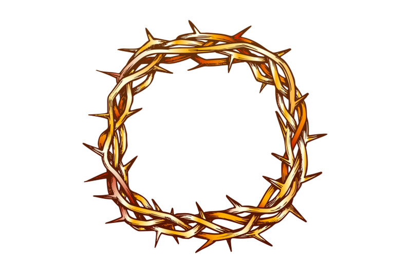 crown-of-thorns-jesus-christ-top-view-color-vector