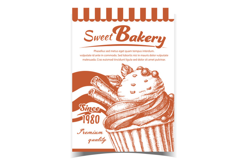 sweet-bakery-and-ice-cream-cake-banner-vector